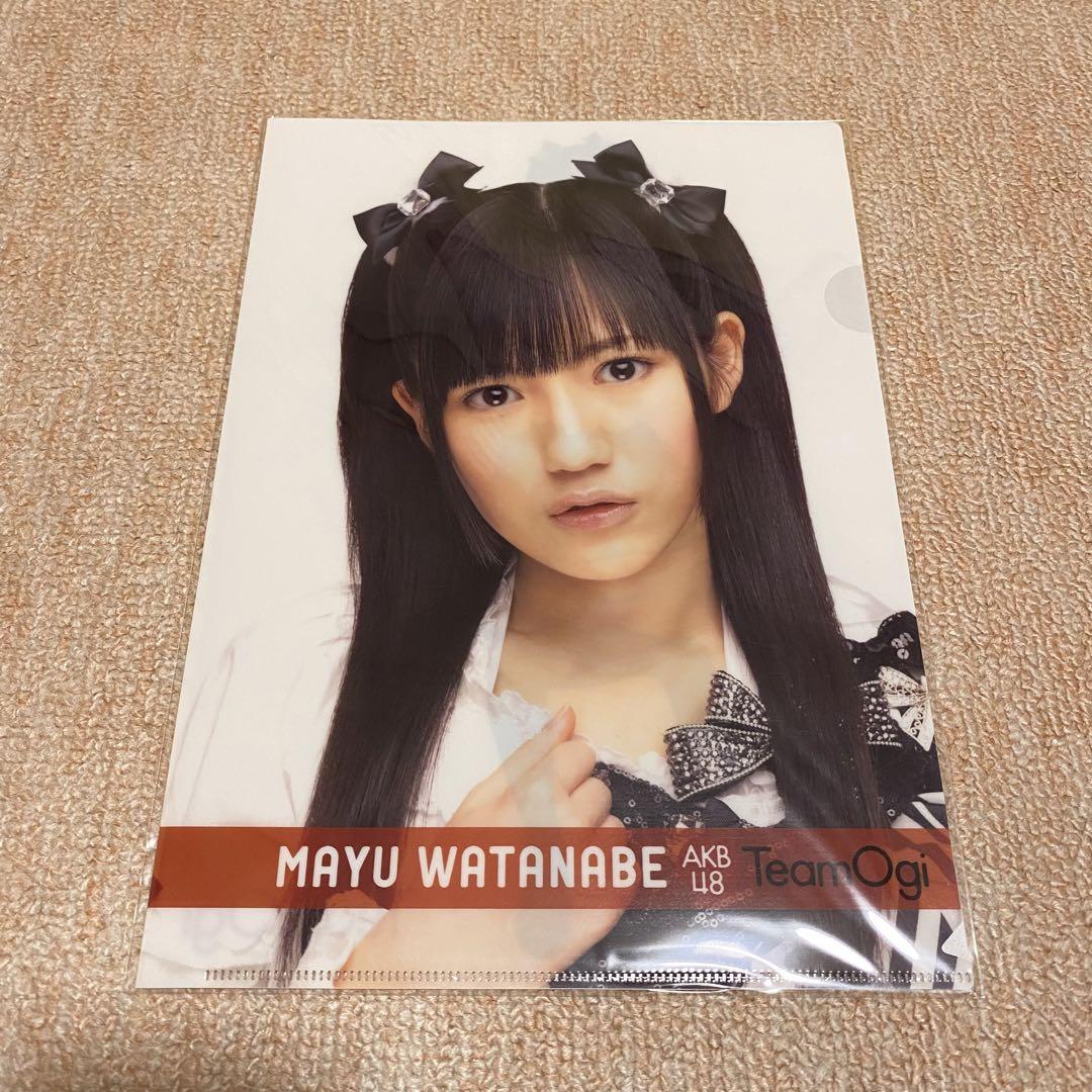 渡辺麻友 クリアファイル TeamOgi まゆゆ 渡り廊下走り隊 1