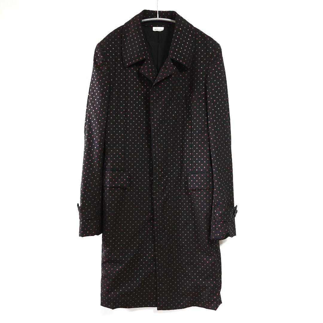12SS コムデギャルソンオムプリュス ドットロングジャケット ブラック 12SS コムデギャルソンオムプリュス ドットロングジャケット