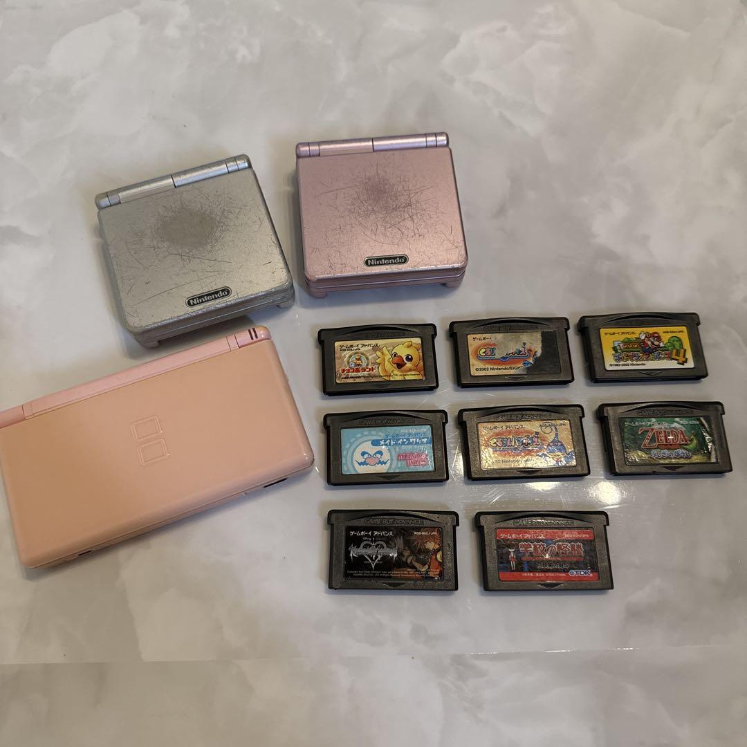 ゲームボーイアドバンスSP DSlite カセットまとめ売り （GBA SP