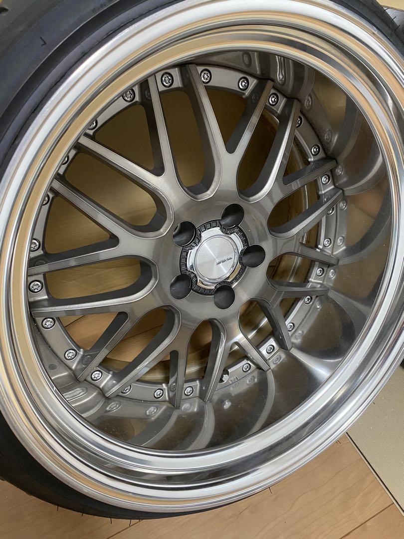 ランベックLM1 21インチ WORKランベックLF1段リム4本セット21インチ9J +40 美品 - メルカリ