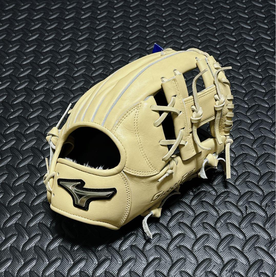 【未使用】ミズノ　グローバルエリート　内野手用　 ブロンド Global Elite 交換無料 野球 ミズノ 少年軟式 グローバル