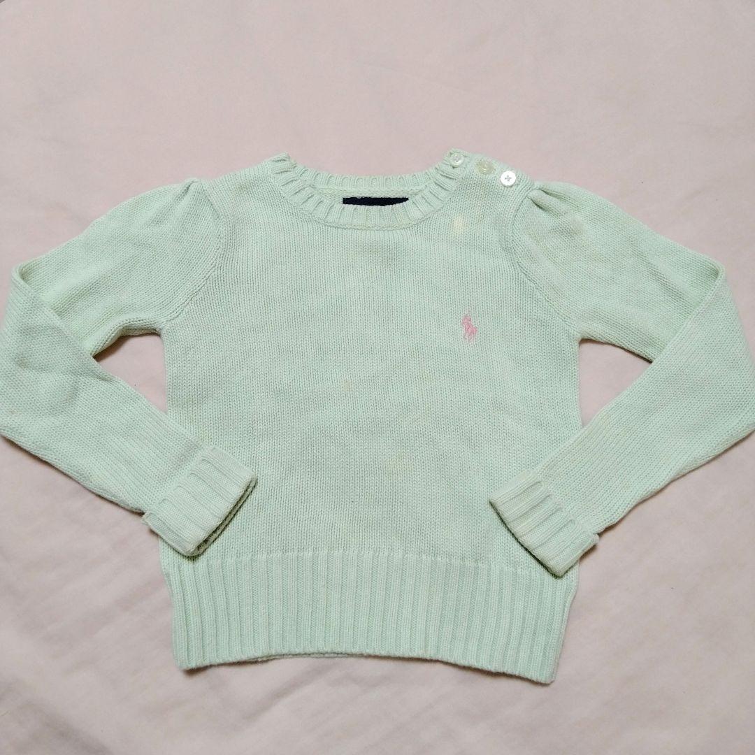 安住屋様　サマーニット♡ポロラルフローレン ミントグリーン ラルフローレン サマーセーター ミントグリーン（今週の服装