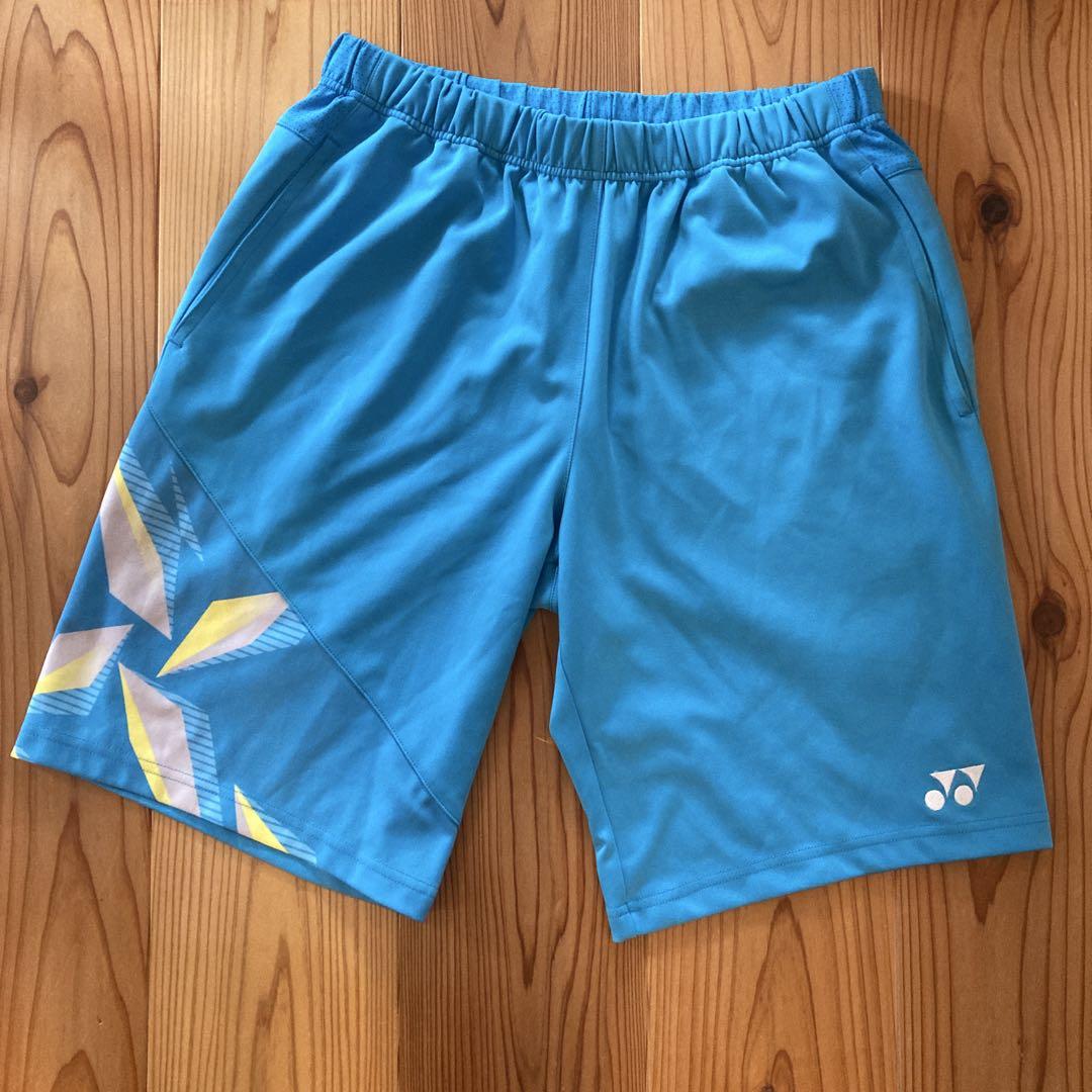 YONEX 水色　Lサイズ　ハーフパンツ YONEX ハーフパンツ メンズ レディース ヨネックス ユニハーフ