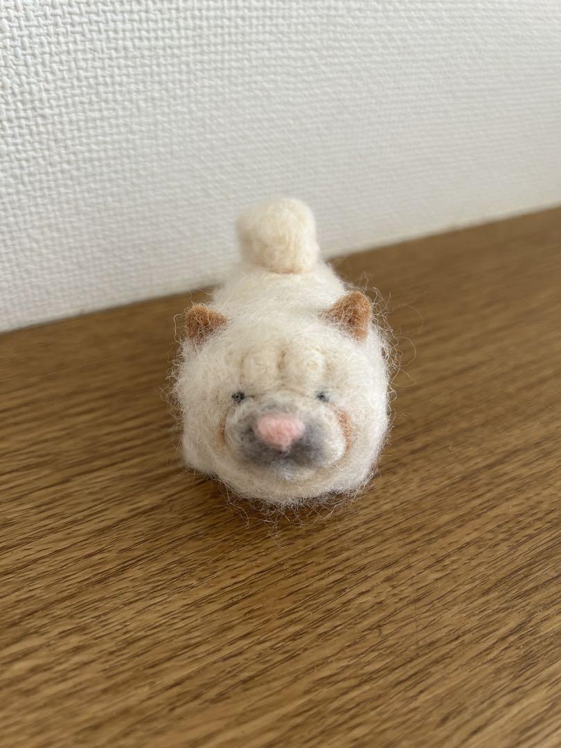 羊毛フェルト チャウチャウ（羊毛フェルトで超簡単ニードル