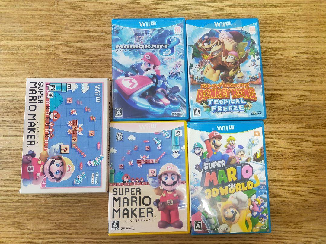 Wii U ゲームソフト 4本セットマリオカート、スーパーマリオ 3D