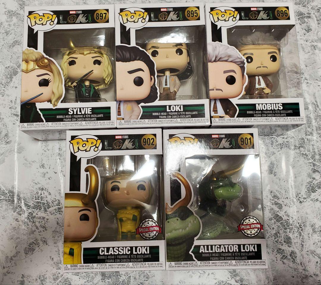 FUNKO POP LOKI 5体セット（ブランド購入サイト Marvel POP