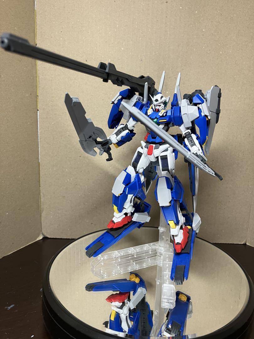 ジャンク　RGエクシア ジャンク！RG ガンダムエクシア 塗装済み完成品 - メルカリ