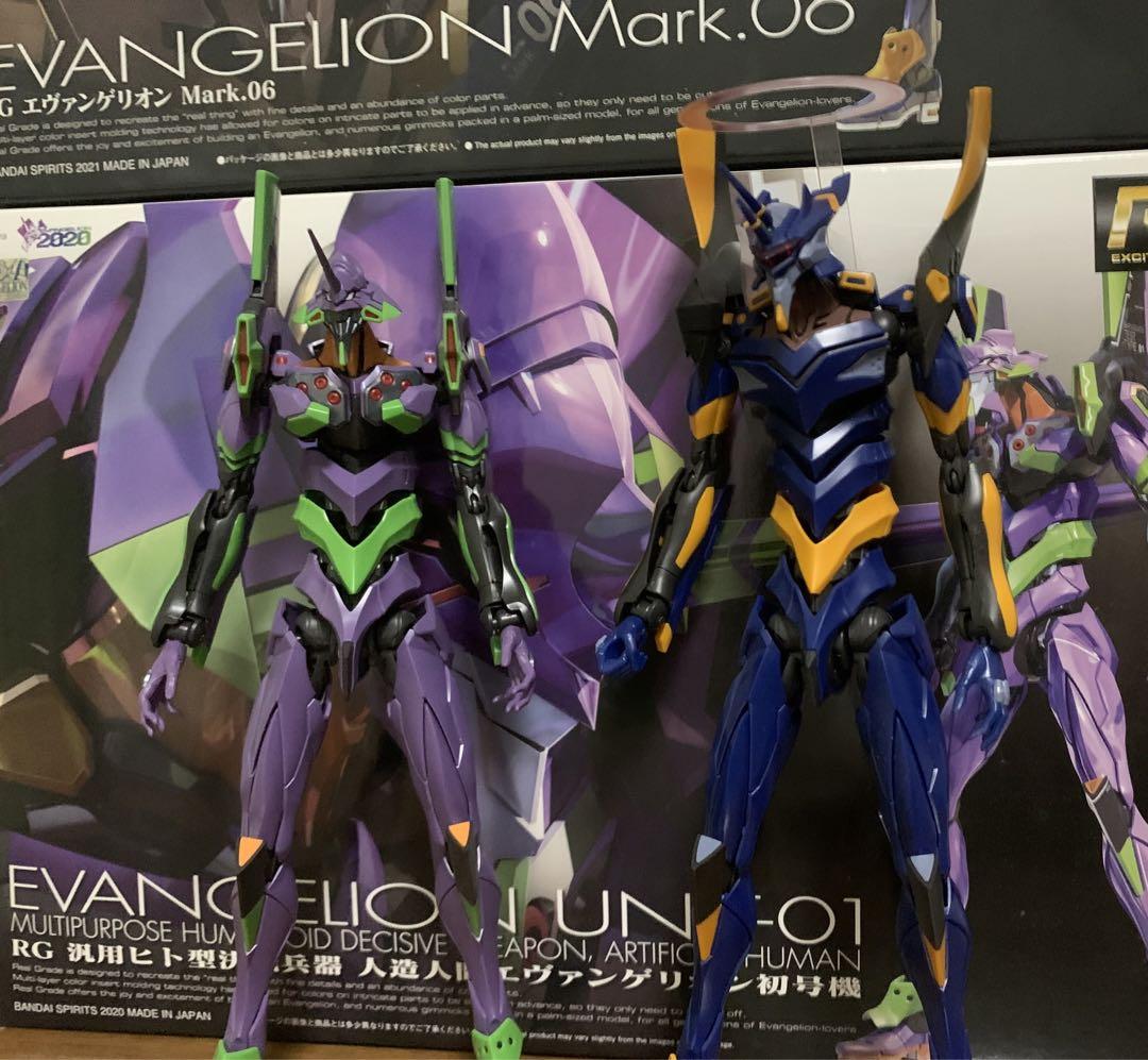 RGエヴァンゲリオン 組み立て済5体セット 組立済み エヴァンゲリオン RG 初号機 & Mark.6セット(RGエヴァ