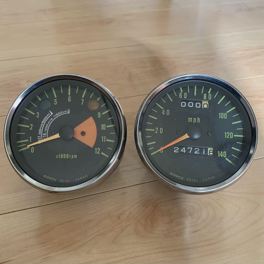 カワサキ 500SS マッハIII 当時物 メーター（KAWASAKI 500SS