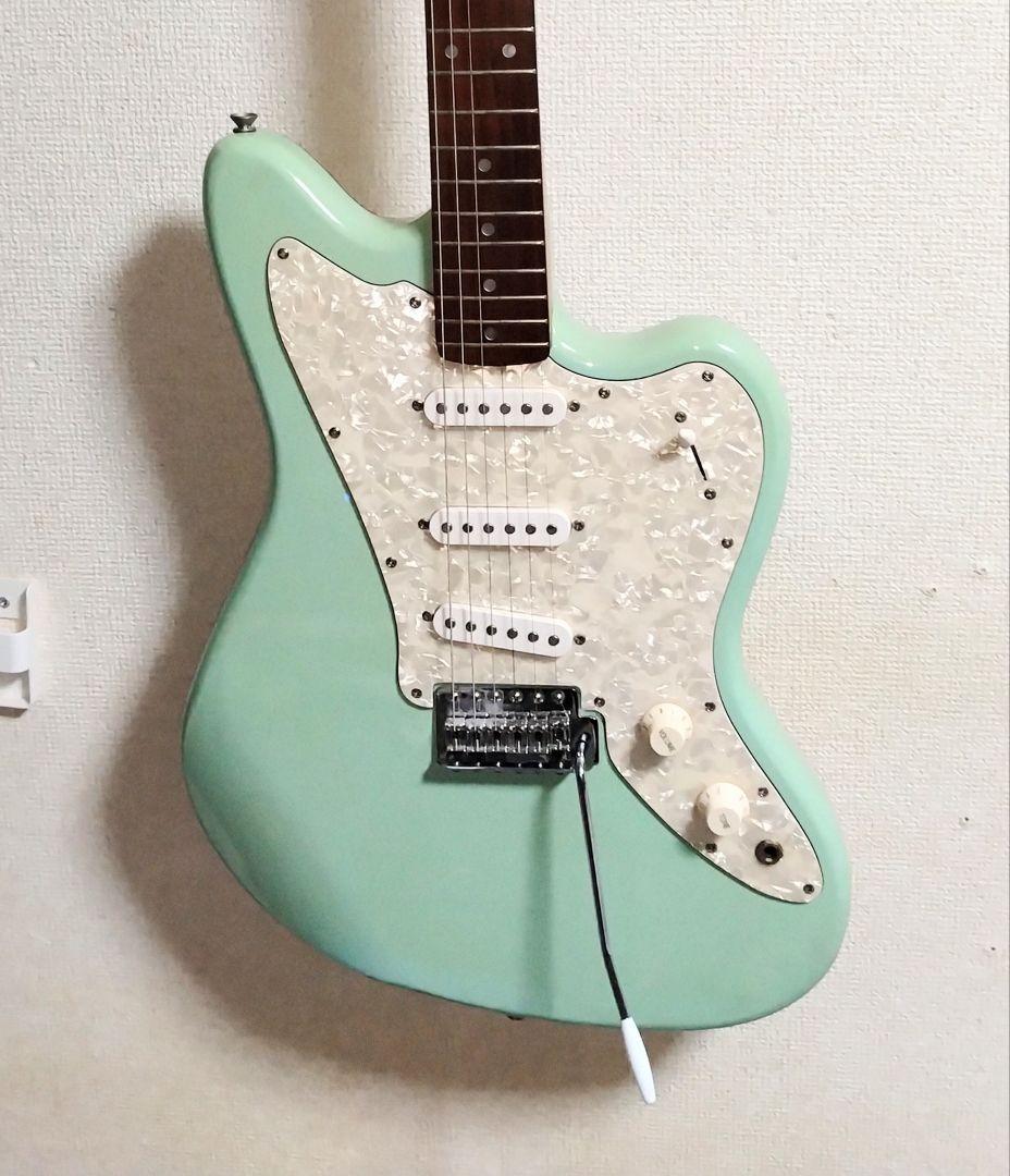 週末価格スクワイア ミントグリーン エレキギター（Squier by