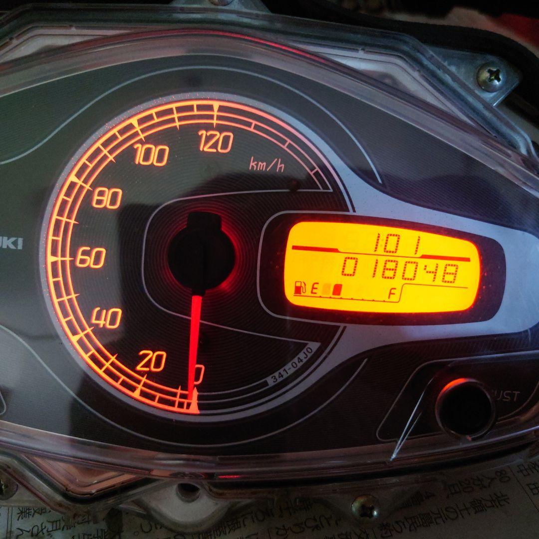 アドレスV125S スピードメーター 偏光板交換済 液晶反転加工 アドレスV125S スピードメーター 偏光板交換済 液晶反転加工