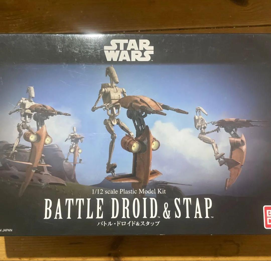 バンダイ スターウォーズ 1/12 バトルドロイド&スタップ