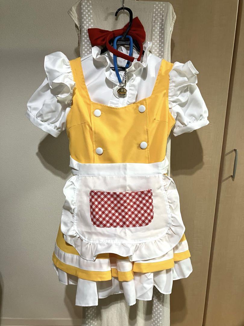 ハロウィンコスプレ♡ドラミちゃんコスプレ ドラミちゃん コスプレ Sサイズ ハロウィン フリル付き黄色