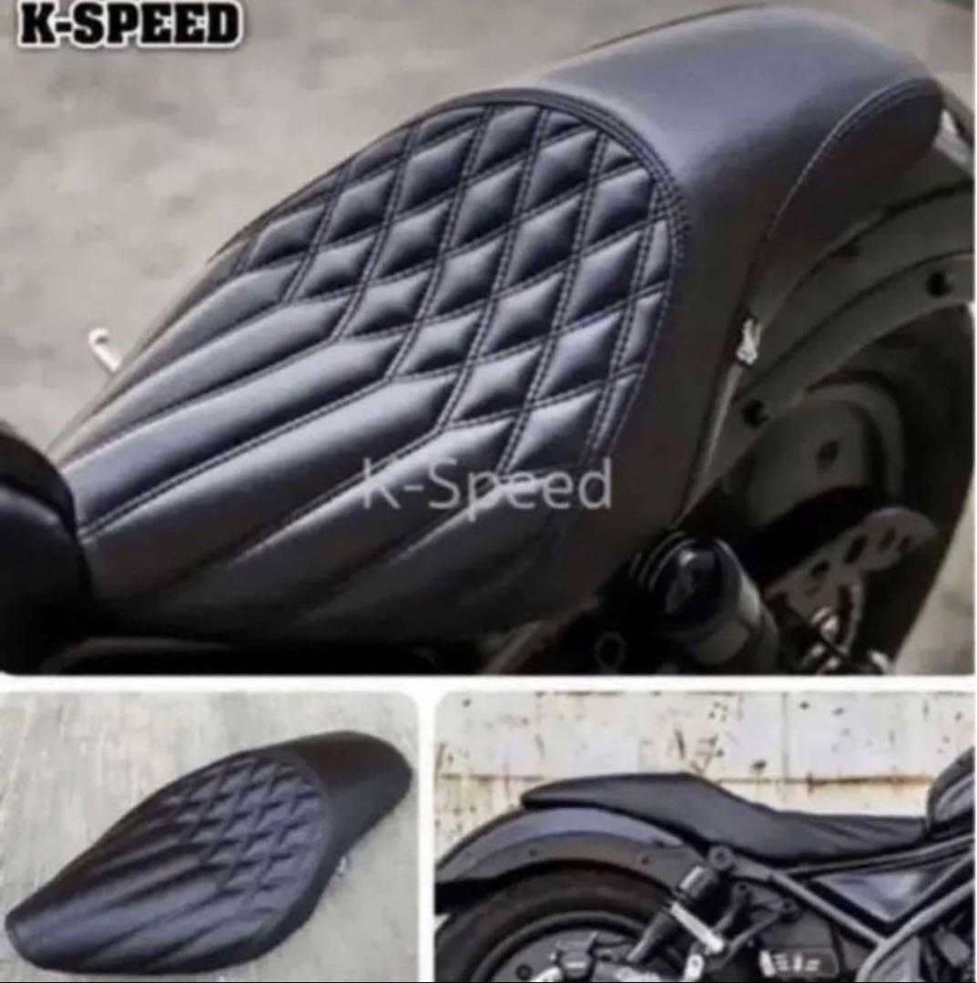24時間以内発送　ホンダ　レブル250-500 シート 楽天市場】ホンダ レブル 250 500 シート ソロシート 前後セット