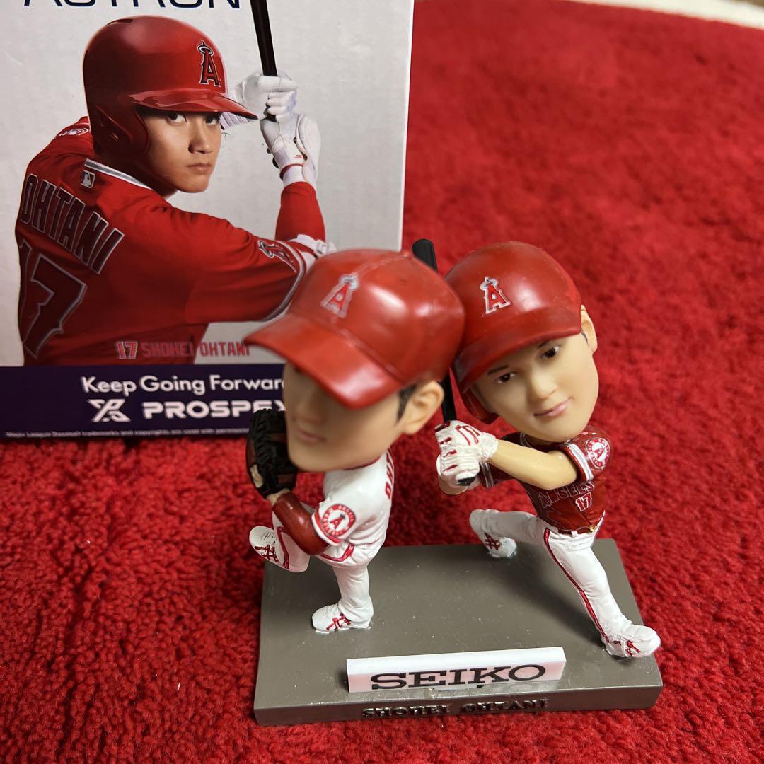 非売品】大谷翔平選手 二刀流ボブルヘッド フィギュア SEIKO