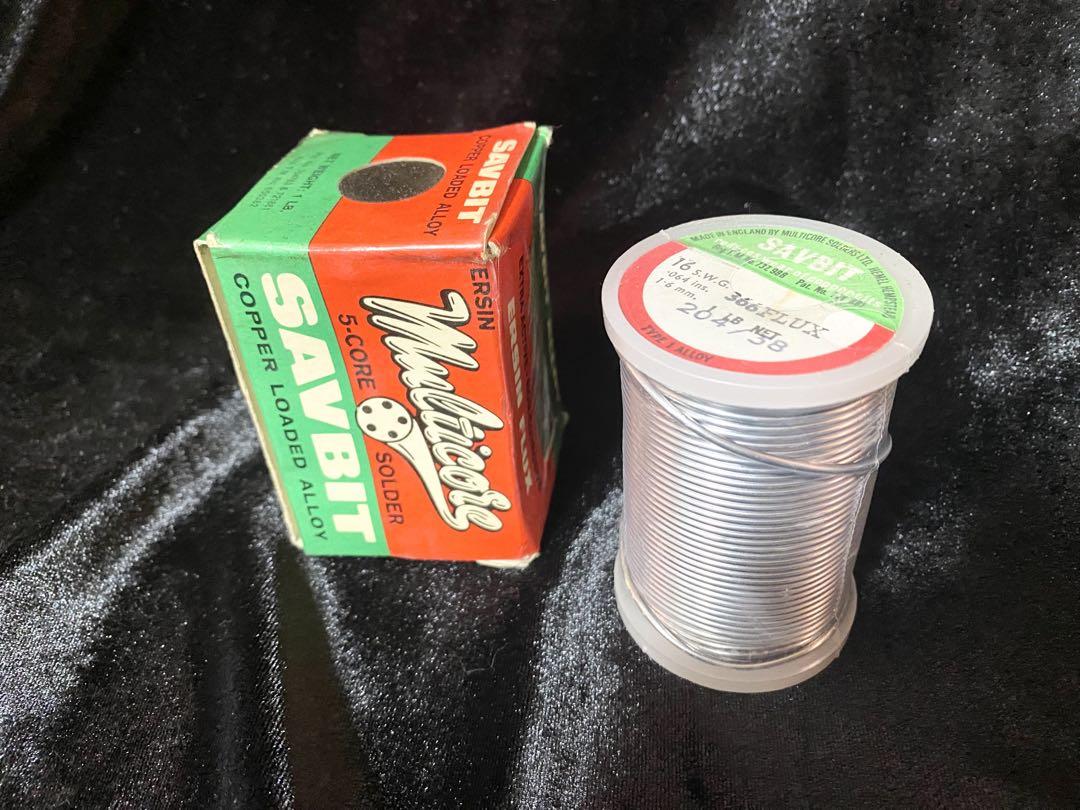 稀少ERSIN MULTICORE ''SAVBIT'' CORE SOLDER（Multicore