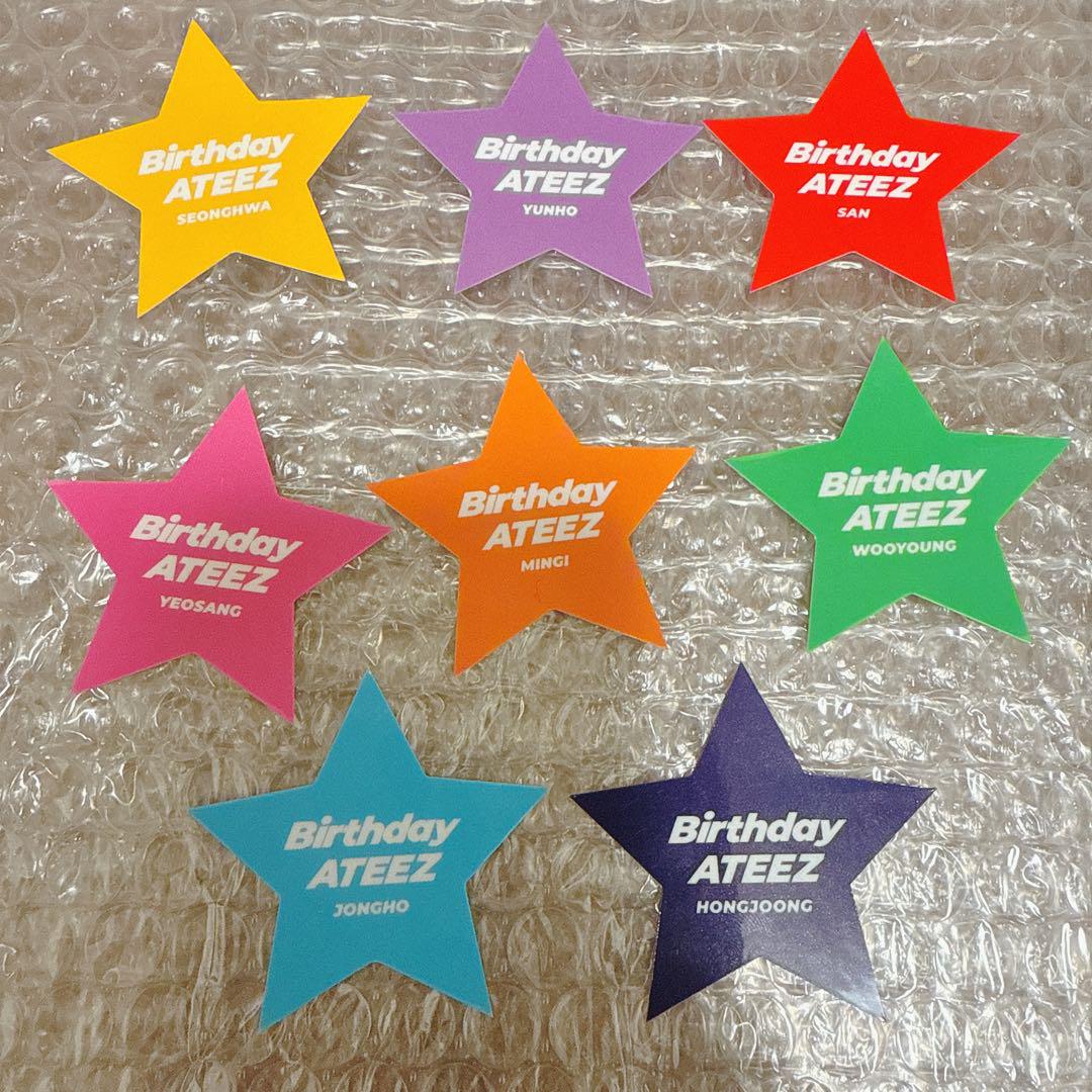 ATEEZ 星をつけろ365 ステッカー ATEEZ ヨサン birthday リリイベ 星をつけろ365 ステッカー