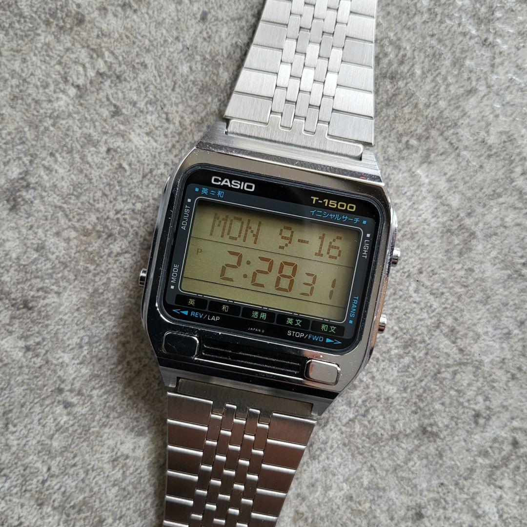 レア中古動品◇T-1500◇カシオ ウォーキングディクショナリー