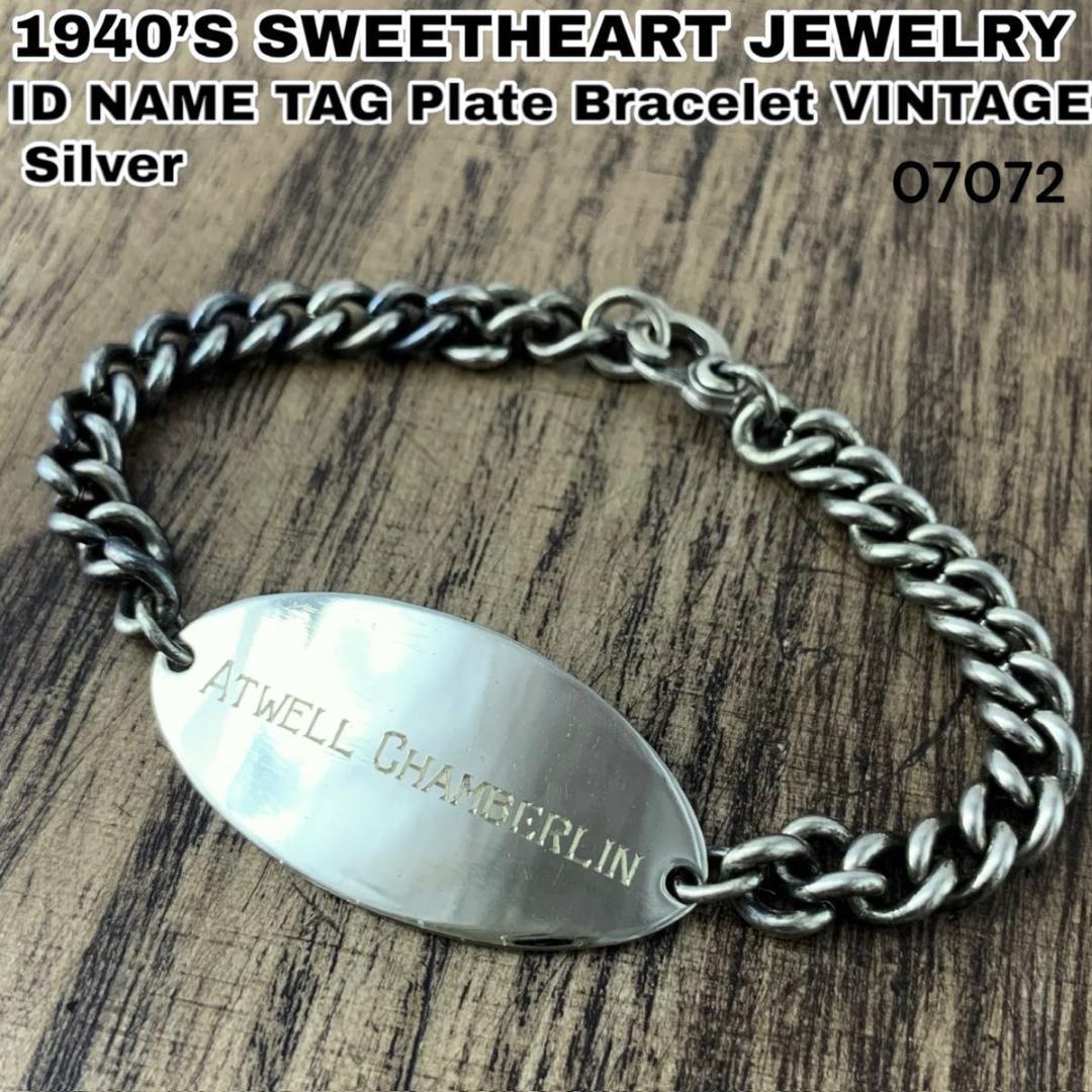 WW2 スウィートハートジュエリー 徹さ IDブレスレット シルバー 925
