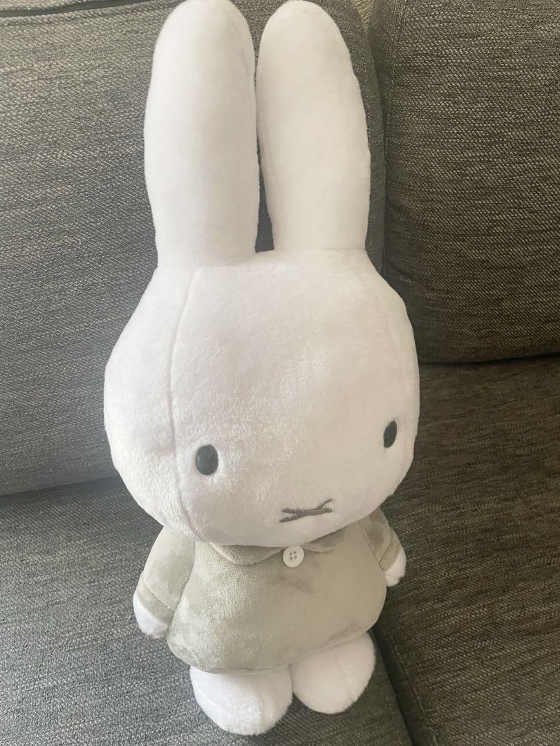 ミッフィー 特大ぬいぐるみ モノトーン （miffy - ミッフィー