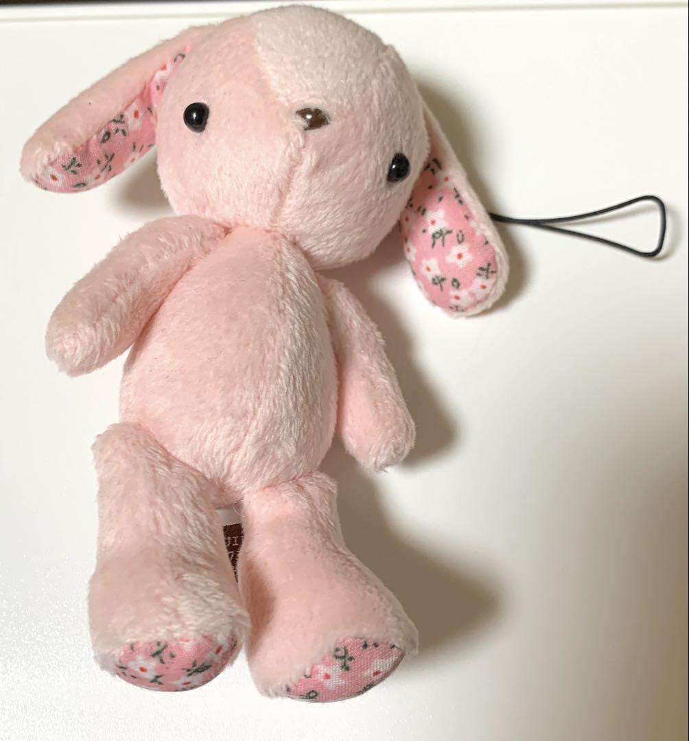 MON SEUILピンクウサギぬいぐるみ （☆ 溜め ウサギ ぬいぐるみ