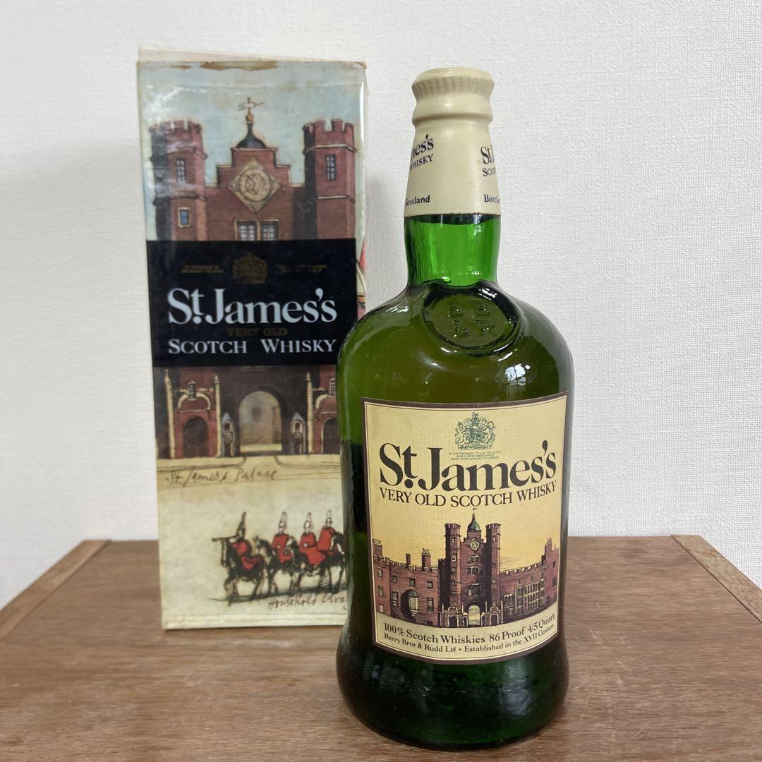 ウイスキー St.James's Very Old Scotch Whisky Auld River Whisky ウイスキー・オールドボトル・スコッチ