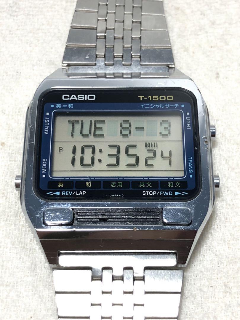 1982年発売 CASIO T-1500 ウォーキングディクショナリー（カシオ
