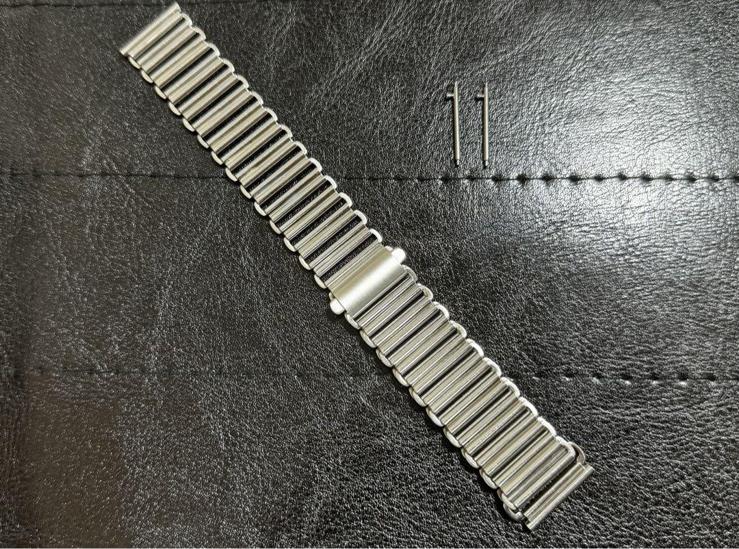 【美品】ヴィンテージ バンブーブレス 20mm フォースナー ボンクリップ アウトライン ボンクリップスタイル バンブーブレスレット 18