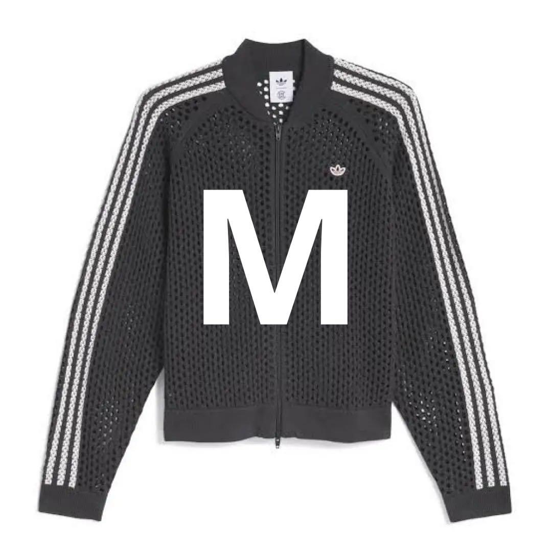 adidas×clot crochet track top carbon M（adidas CLOT Crochet