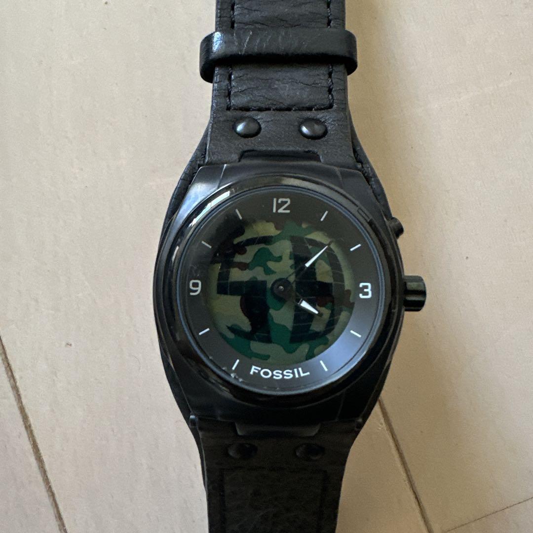 希少】fossil big tic 腕時計 y2k（激レア FOSSIL bigtic 漢数字
