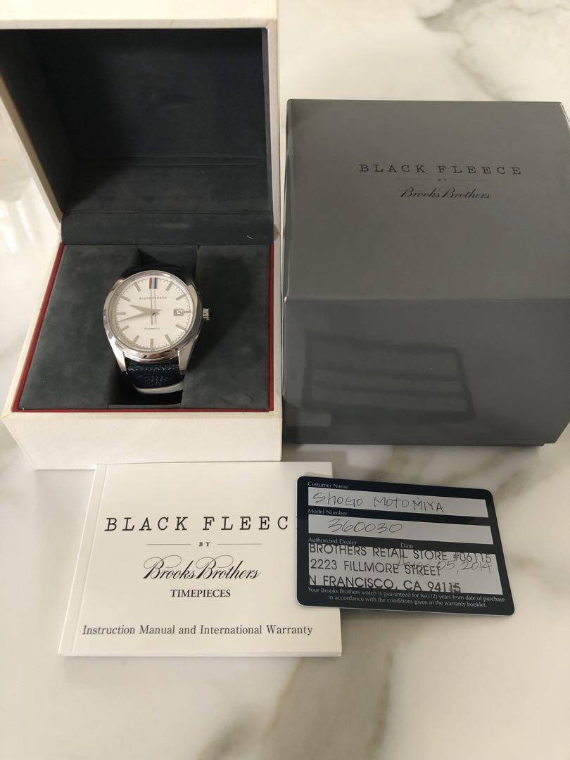 ブラックフリース　ブルックスブラザーズ　時計 楽天市場】楽天スーパーセール！【中古】美品 箱付 ブルックス