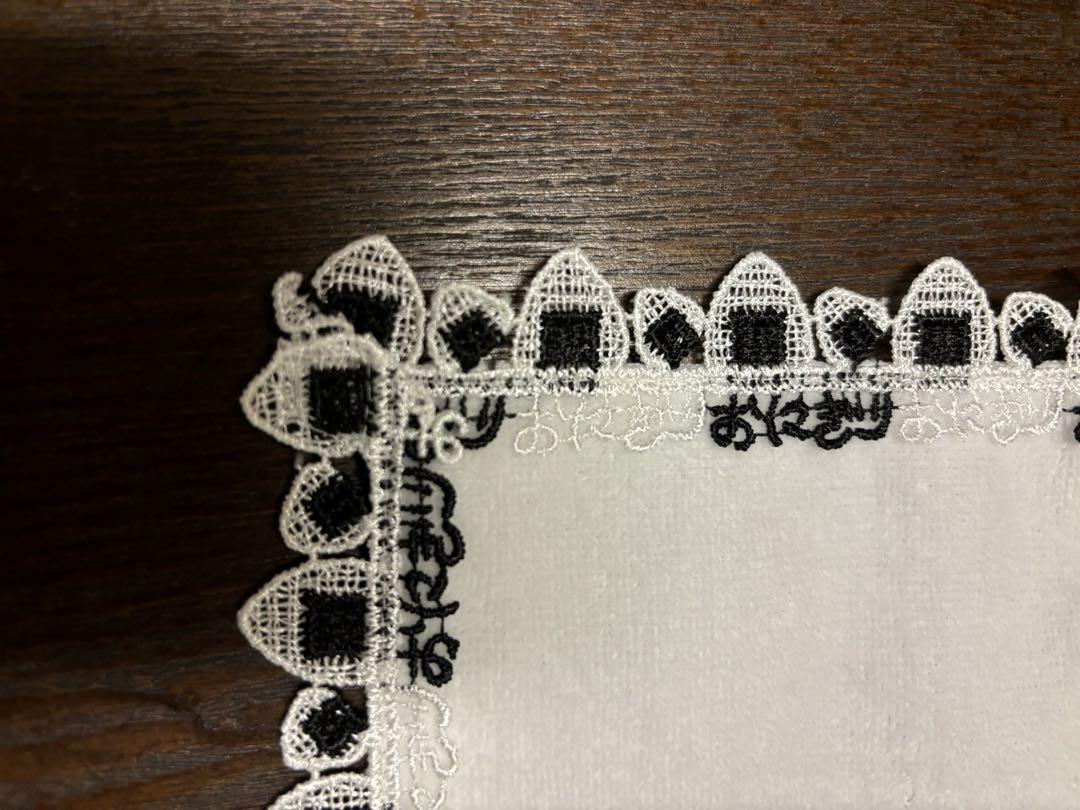 近沢レースハンカチ（ダルマ、おにぎり） 新作入荷】近沢レース店 タオルハンカチ＆【限定数にて再入荷