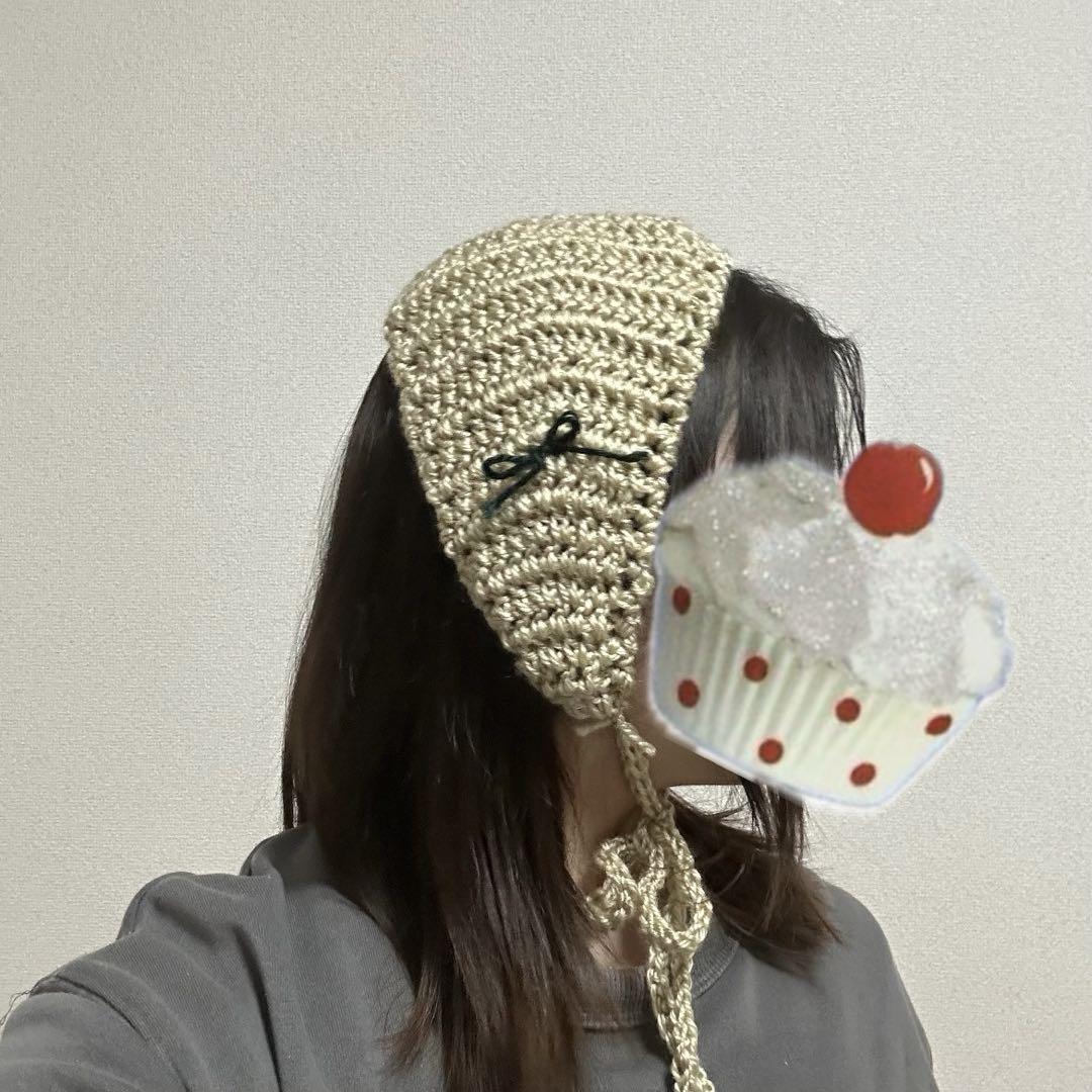 イヤーマフ ハンドメイド 耳当て 耳あて 編み物 かぎ編み