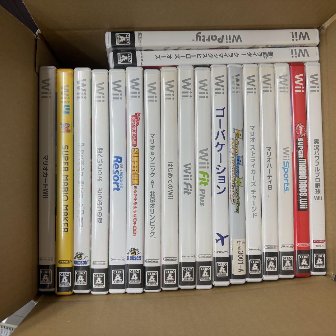 CD008☆まとめ売り☆Wiiソフトセット 19本セット マリオ
