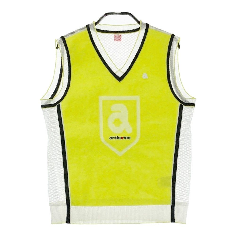 サイズ：38 ARCHIVIO アルチビオ A059604 ノースリーブTシャツ  イエロー系 [240101416446] ゴルフウェア レディース ストスト ARCHIVIO アルチビオ A059604 ノースリーブTシャツ イエロー系