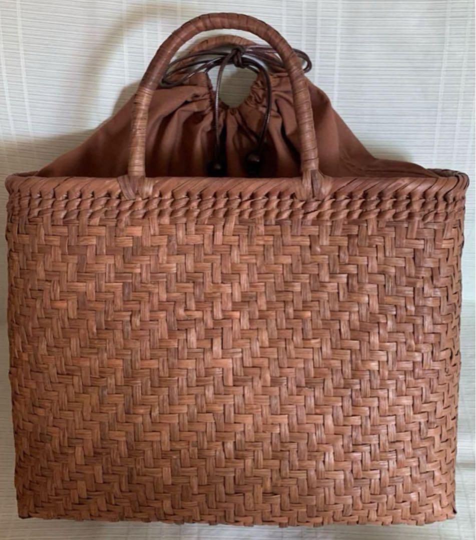 新入荷 新品 長野産 新品 サイズXL 職人手編み 網代編み 山葡萄