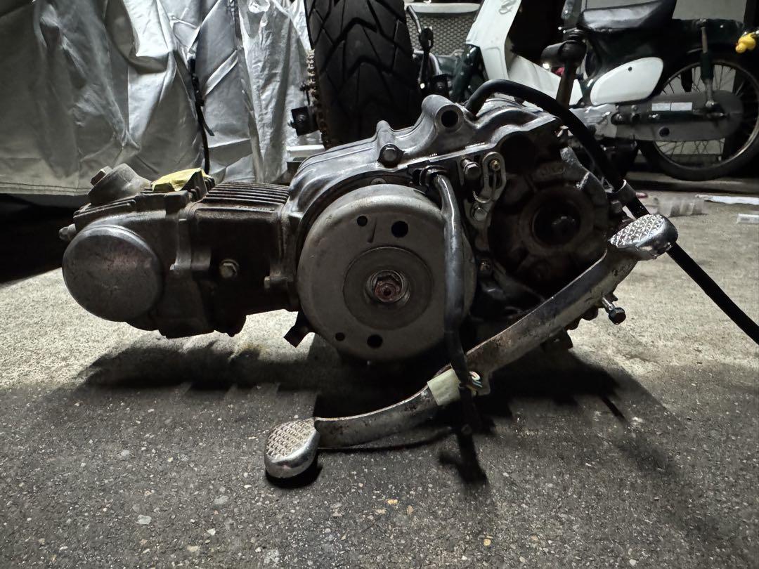 カブ50 エンジン 実働！3速セル無し HONDA スーパーカブ C50 純正エンジン 実働 セル無し 3速 C50E
