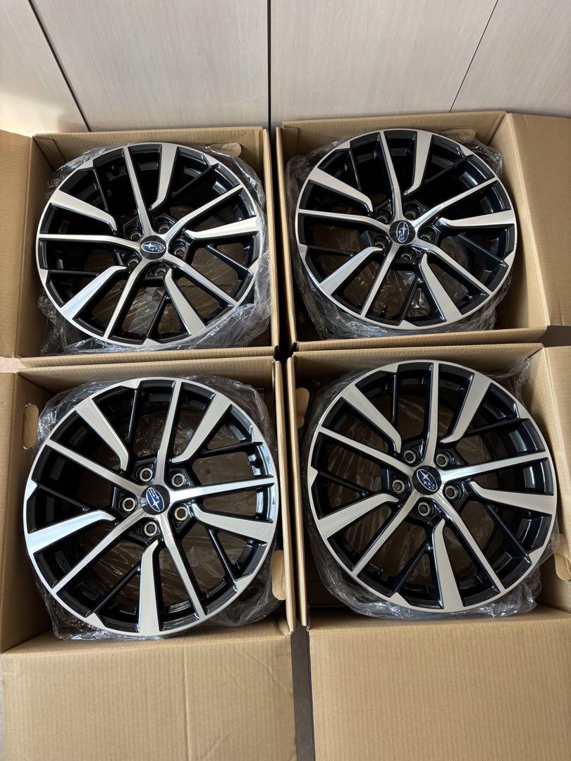 WRX S4 STI SPORT R vbh スバル純正ホイール 18インチ 美品】スバル VBH WRX S4 STI SPORT R EX 純正 18in 8.5J +55