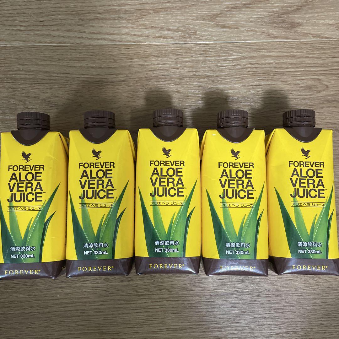 FOREVER ALOE VERA JUICE 350mL 5本セット（アロエベラジュース