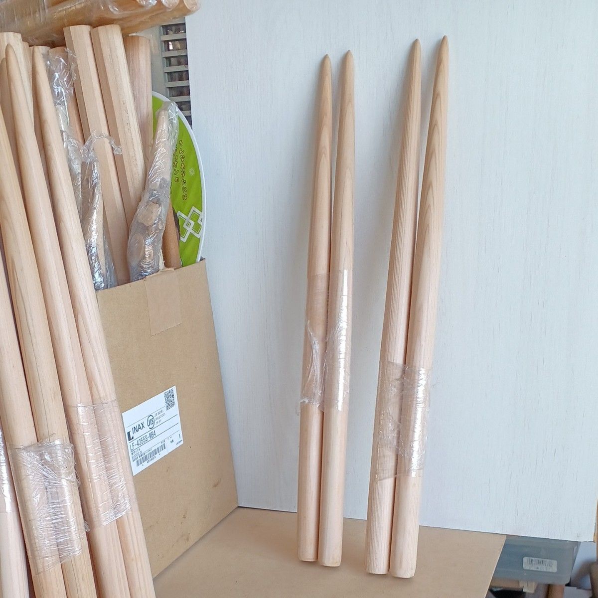 h2+H74太鼓の達人マイバチ作成用朴Φ2.0×40cm　10セット超高密度個体 h2+H74太鼓の達人マイバチ作成用朴Φ2.0×40cm 10セット超高密度