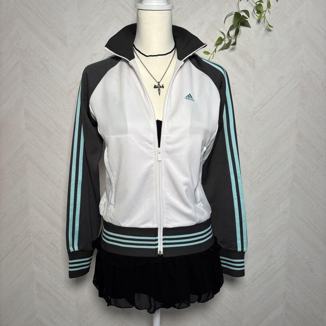 y2k 00s adidas ジャージ上下 トラックジャケットセットアップ