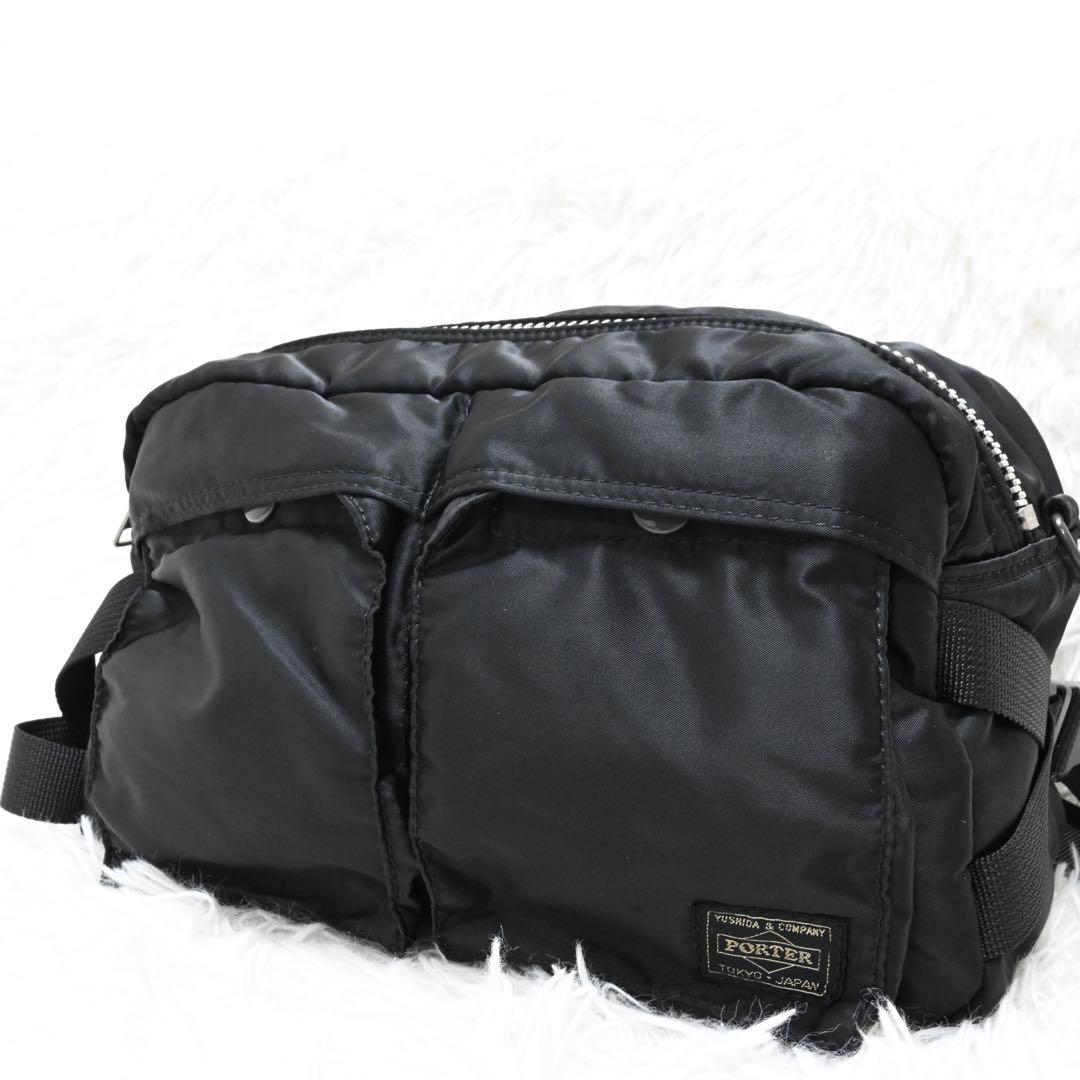 極美品✨ポーター　ウエストポーチ　ロゴ　タンカー　ナイロン　ブラック TANKER(タンカー) WAIST BAG | 吉田カバンホームページ