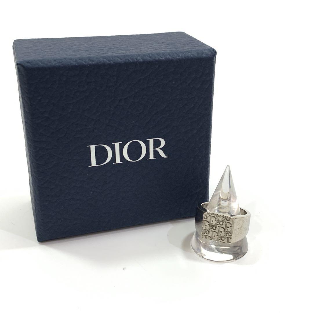 Dior オブリーク シグネット リング Ag925 指輪 シルバー M 19号 ディオール オブリーク シグネットリング Mサイズ ＃19 Ag925 ⓪