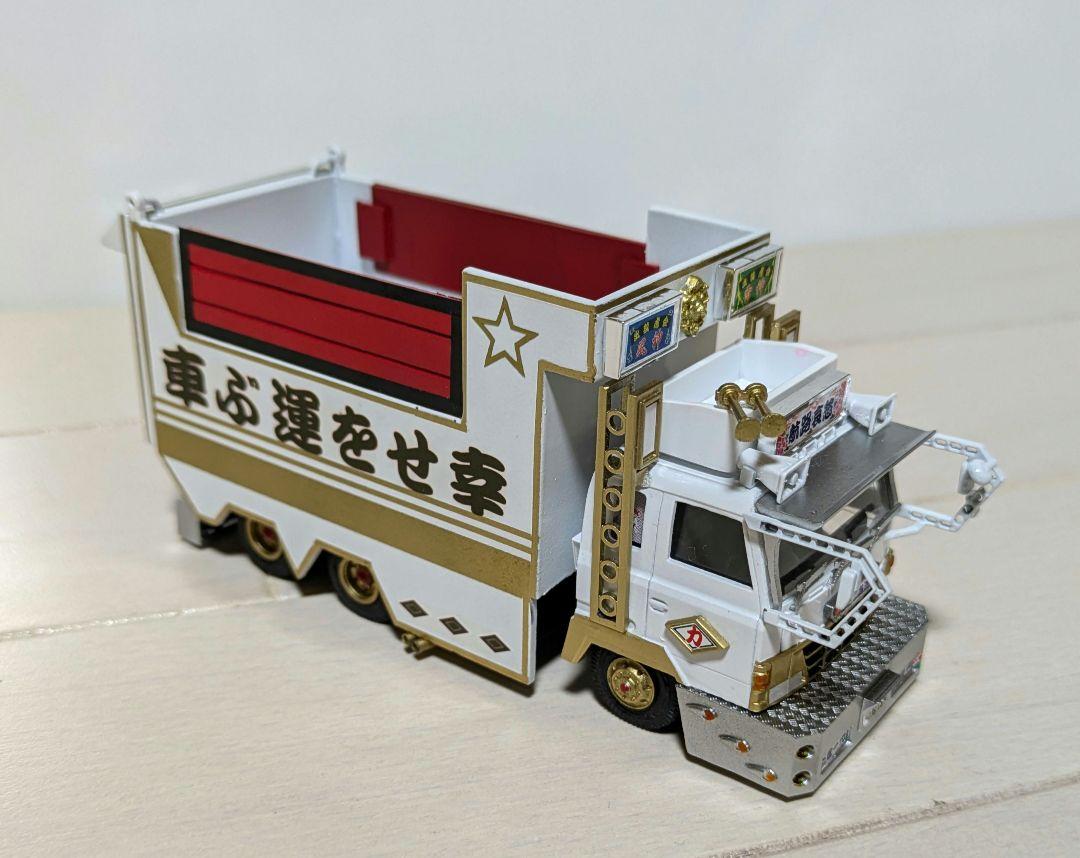 ☆♦期間限定♦☆デコトラ☆トラック野郎☆♦️ミニカ⇒レア物です 真犬勝負（大型冷凍車） - AOSHIMA SCALE MODEL LINEUP