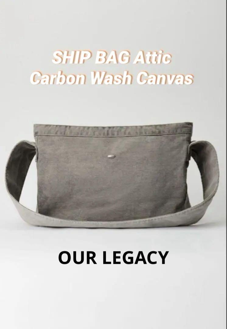 OUR LEGACY SHIP BAG Attic Carbon Wash（OUR LEGACY THIRD CUT