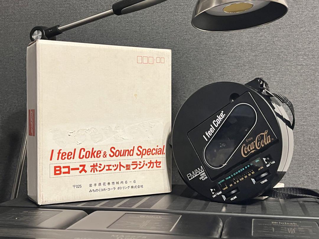 コカ・コーラ ポシェット型ラジカセ【整備済】（コカ・コーラ