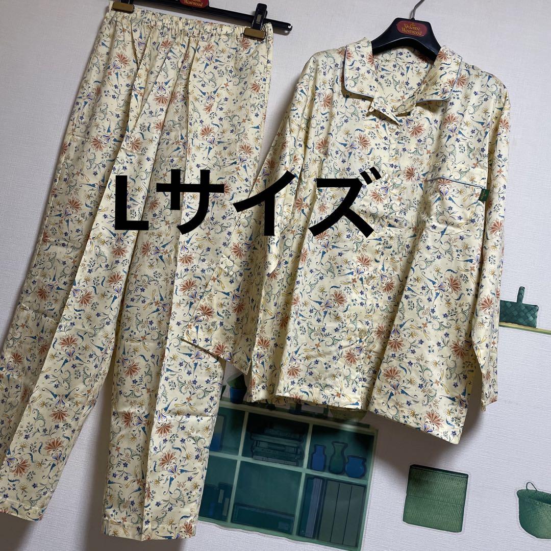 新品 ワコール MINTON ミントン 豪華小花プリントパジャマ「L