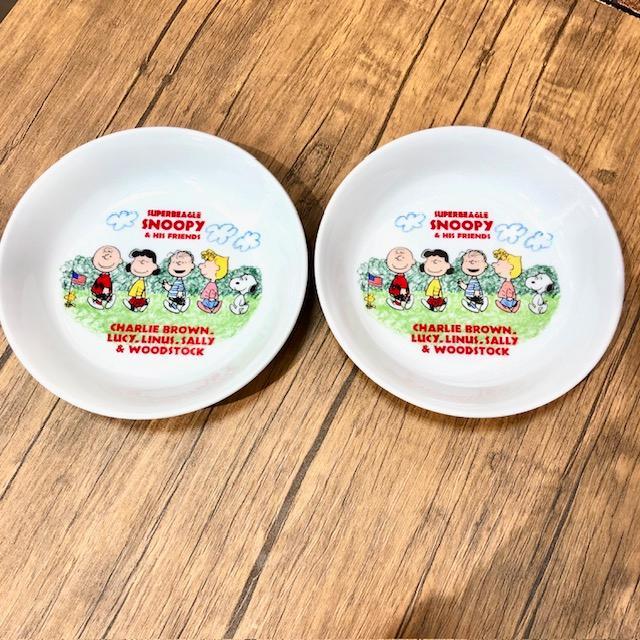 ♪スヌーピー/絵皿 2枚セット （☆ミスタードーナツ 【非売品