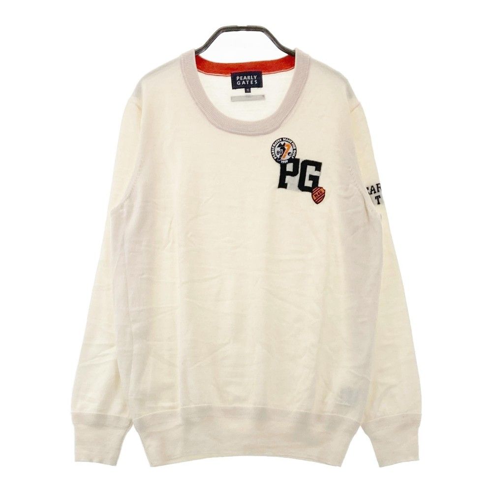 パーリーゲイツ ニット 長袖 055-270049 トップス レディース 1サイズ ベージュ系 PEARLY GATES PEARLY GATES - パーリーゲイツ ニット 長袖 055-270049