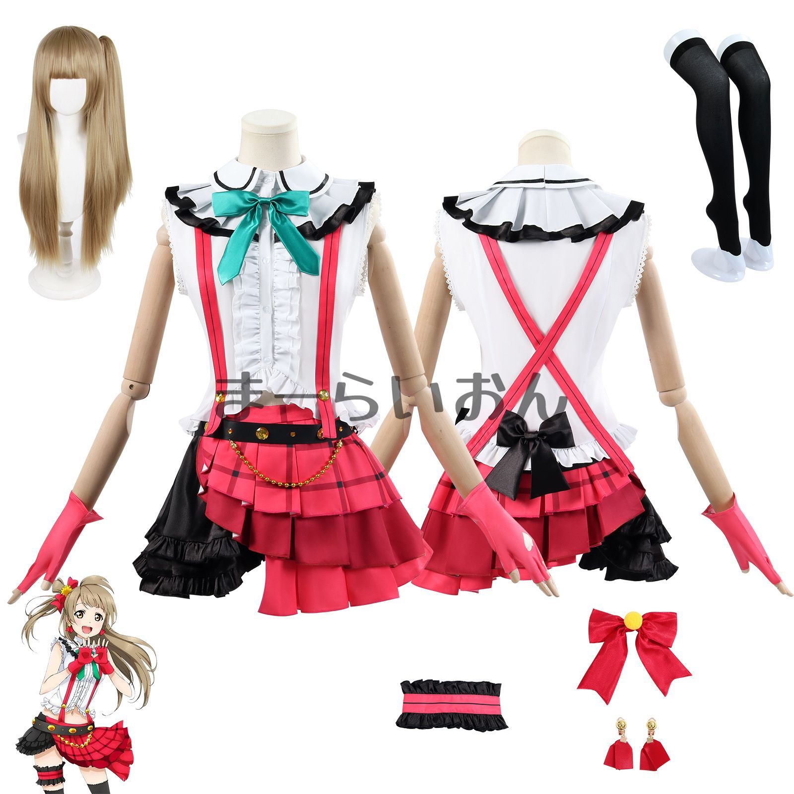【出品1/13まで】Snow halation 南ことり コスプレ衣装 Amazon.co.jp: コスプレ衣装 ウィッグ付 ☆ラブライブ！ Love